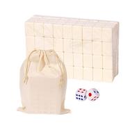 Mahjong Tiles | Mini Mahjong Set 24mm | Chinese Travel Miniaure Traditinal Table Game With Large Bag | Portble Table Game With 146 Melmine Resin Mahjng Tiles For Family Leisure Time