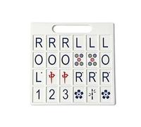 Mahjong Trainer Board, Tile Practice Set, Portable 24 Slot Mahjong Learning Training Board System, Compact Strategy Aid For Beginner, Mahjongs Set, Travel Game For Family Party Holiday Use