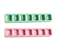 Mahjong Training Board: Printed Resin Frame, Single Player Tray, Compact Table Base, Linear Elegant Design | Interactive Card Tracking Accessory