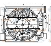 MAHLE ORIGINAL ACF 23 000S Fan, A / C condenser