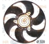 MAHLE CFF306000S Engine Cooling Fan 130W Rated Power Fits Citroën Peugeot