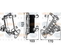 MAHLE CLC 25 000P Automatic transmission oil cooler