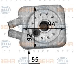Mahle 8MO 376 726-221 OIL COOLER ENGINE FITS AUDI A4/A6/A8/VW