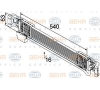 Mahle 8MO 376 747-131 ENGINE OIL COOLER FITS VW PASSAT GENUINE