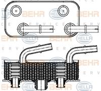 Mahle 8MO 376 790-791 OIL COOLER GENUINE OEM NEW
