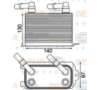 MAHLE CLC 228 000P Automatic transmission oil cooler