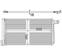 MAHLE ORIGINAL AC 29 000S Air conditioning condenser