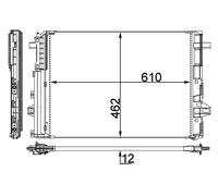 MAHLE ORIGINAL AC 446 000S Air conditioning condenser