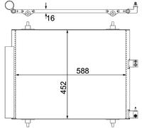 MAHLE AC 515 000S Air conditioning condenser