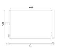 Mahle A/C condenser - AC932000S