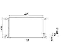 MAHLE Aircon Condenser AC952000S for AUDI Q7 etc