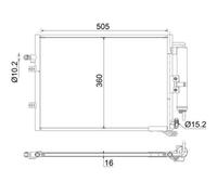 MAHLE AC 721 000S Air conditioning condenser