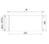 MAHLE AC 925 000S CONDENSER AIR CONDITIONING