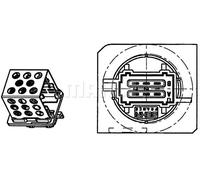 MAHLE ABR 91 000P RESISTOR INTERIOR BLOWER