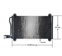 MAHLE ORIGINAL AC 207 000S Air conditioning condenser