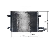 MAHLE AC 325 000S Air conditioning condenser