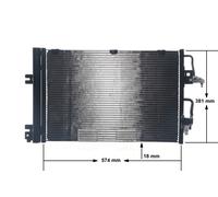 MAHLE AC 377 001S Air conditioning condenser