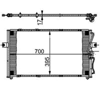MAHLE AC 379 000S A/C Capacitor