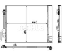 MAHLE AC 488 000P Air conditioning condenser
