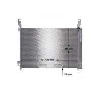 MAHLE AC 588 000P Air conditioning condenser