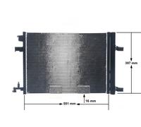 MAHLE AC 636 000S Air conditioning condenser