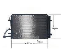 MAHLE AC 697 000S Air conditioning condenser