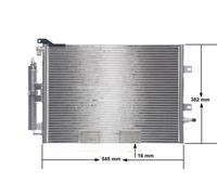 MAHLE AC 720 000S Air conditioning condenser