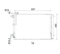 MAHLE AC 949 000S CONDENSER AIR CONDITIONING