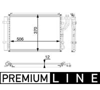 CONDENSER AIR CONDITIONING AC 58 000P FOR HYUNDAI KIA G4FA 1.4L G4FC 1.6L 4cyl