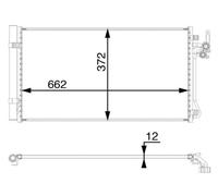 MAHLE AC 65 000P Air conditioning condenser