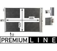 Mahle Original Air Conditioning Condenser AC 68 000P - Premium Line - Fits Mercedes CLS/E-Class/SL