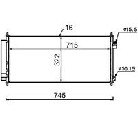 MAHLE Aircon Condenser AC702000S for HONDA JAZZ III (GE) etc