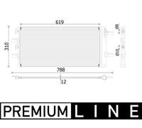 MAHLE AC 892 000P Air conditioning condenser