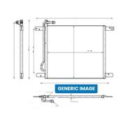 MAHLE ORIGINAL AC 892 000S Air conditioning condenser