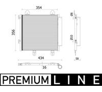 MAHLE AC 897 000P Air conditioning condenser