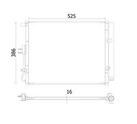 MAHLE AC 957 000S Air conditioning condenser