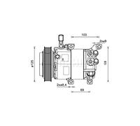 MAHLE ACP 1458 000P A/C Compressor