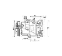 MAHLE ACP 1464 000P A/C Compressor