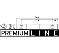 MAHLE Premium Line Aircon Receiver Dryer/Filter AD286000P for MB A-/B-CL. (W169/