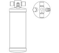 MAHLE ORIGINAL AD 55 000S Dryer, air conditioning
