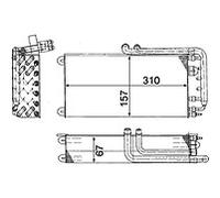 Mahle AE45000P A/C Evaporator