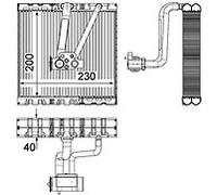 Mahle AE93000P A/C Evaporator