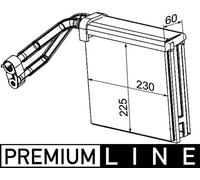 MAHLE Premium Line Aircon Evaporator AE95000P for FORD FOCUS C-MAX etc