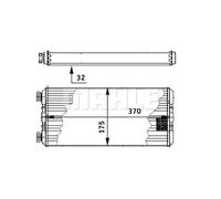 MAHLE ORIGINAL AH 131 000P Heater matrix