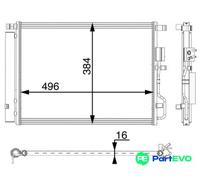 MAHLE AIR CONDITIONING CONDENSER AC61000P FOR HYUNDAI KIA