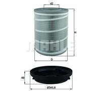 MAHLE LX 3480 KIT Air filter