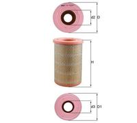 Mahle Air Filter Insert LX2968 Fits Nissan Navara NP300 PICK UP 2001 onwards