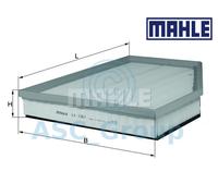 Air Filter LX1261 Mahle 13717793647 7793647