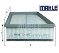 Mahle Air Filter Insert OEM Quality Replacement (Engine Intake) LX 1748