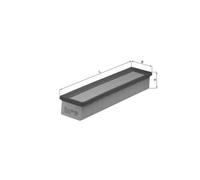MAHLE Air Filter - LX1258